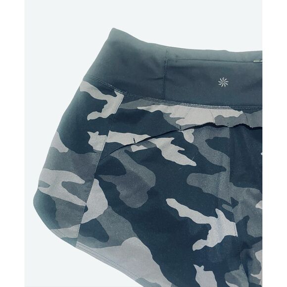 Athleta Lined Camo Running Shorts - Picture 7 of 8
